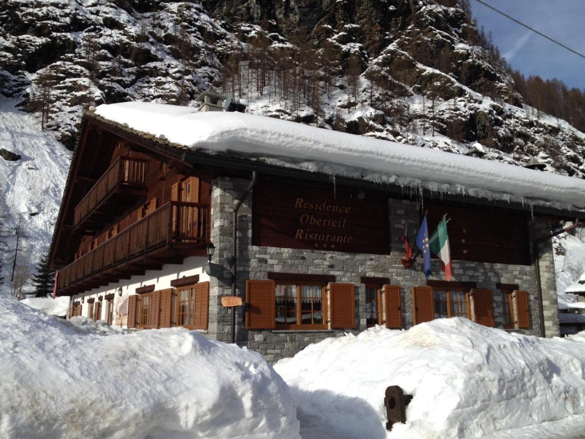 Residence Oberteil Gressoney-la-Trinité Zewnętrze zdjęcie